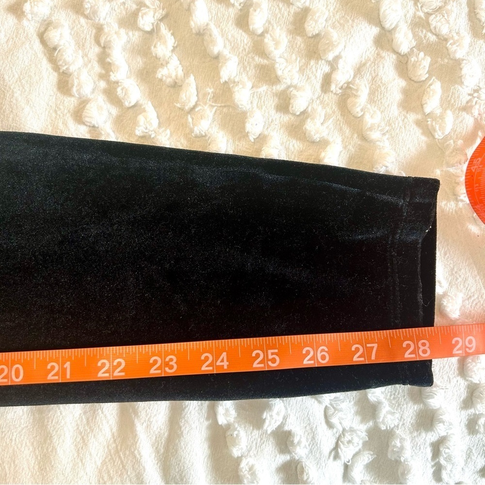 J. Crew Women’s Black Velvet Leggings Sz S - Picture 9 of 10